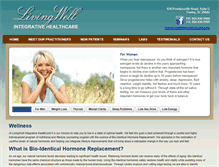 Tablet Screenshot of livingwellhealthcare.com